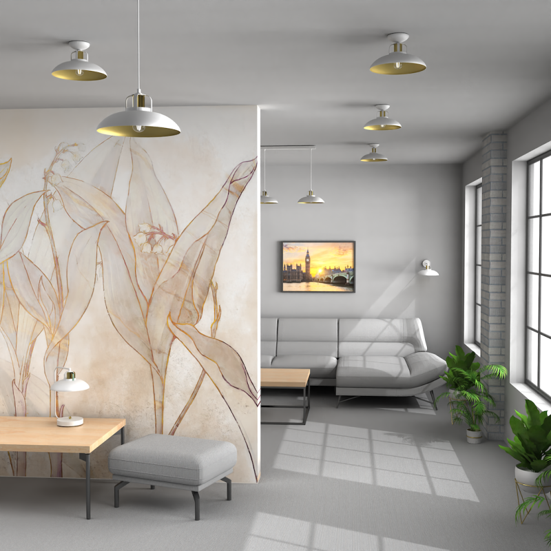 Lampa wisząca Felix 1xE27 Biały/Złoty Lampa wisząca Felix 1xE27 Biały/Złoty