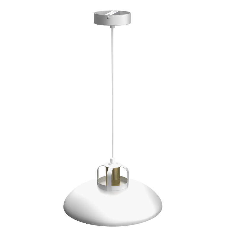 Lampa wisząca Felix 1xE27 Biały/Złoty Lampa wisząca Felix 1xE27 Biały/Złoty
