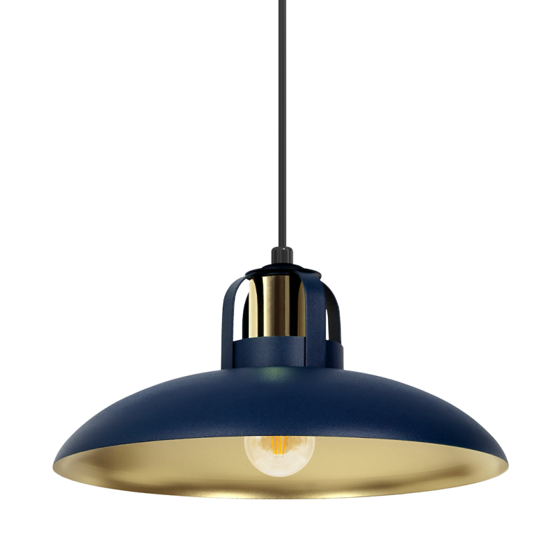 Lampa wisząca FELIX NAVY BLUE/GOLD 1xE27 Lampa wisząca FELIX NAVY BLUE/GOLD 1xE27