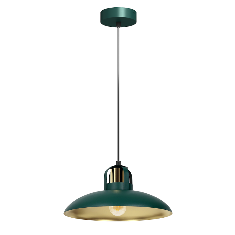 Підвісна лампа FELIX GREEN/GOLD 1xE27