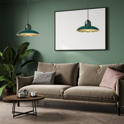 FELIX GREEN/GOLD Hanging Lamp 1xE27 FELIX GREEN/GOLD Hanging Lamp 1xE27