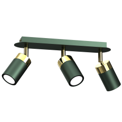 Deckenleuchte JOKER GREEN/GOLD 3xGU10