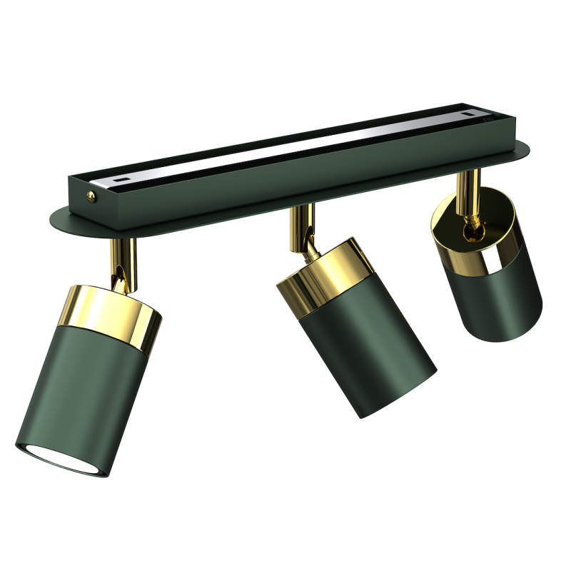 Lampa sufitowa JOKER GREEN/GOLD 3xGU10 Lampa sufitowa JOKER GREEN/GOLD 3xGU10