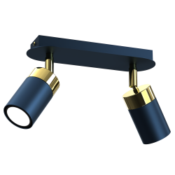 Deckenleuchte JOKER NAVY BLUE/GOLD 2xGU10