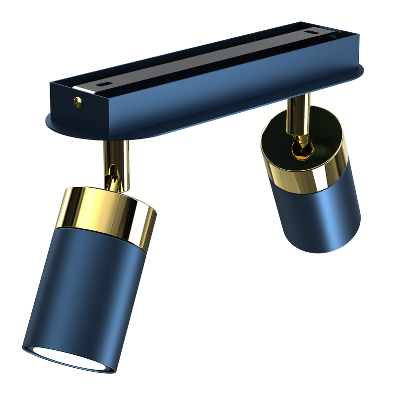 Lampa sufitowa JOKER NAVY BLUE/GOLD 2xGU10 Lampa sufitowa JOKER NAVY BLUE/GOLD 2xGU10