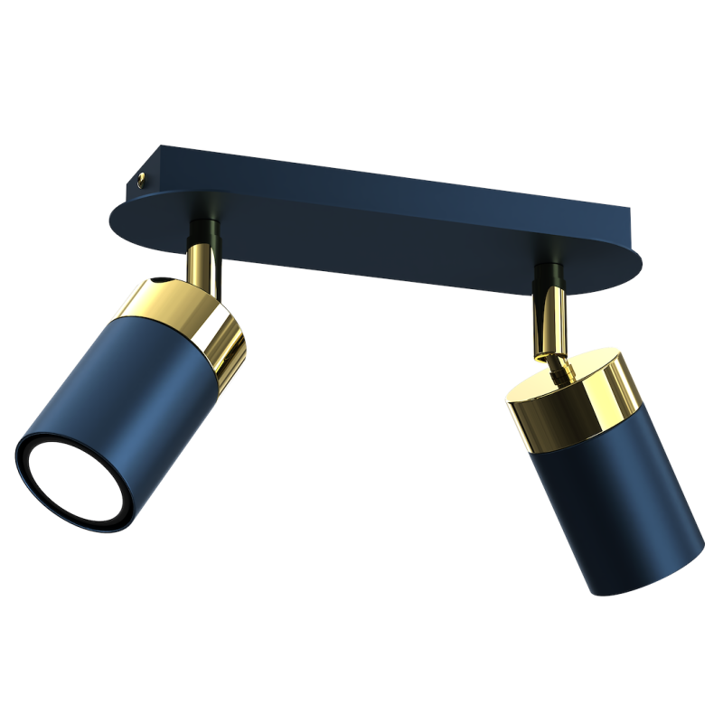 Lampa sufitowa JOKER NAVY BLUE/GOLD 2xGU10 Lampa sufitowa JOKER NAVY BLUE/GOLD 2xGU10