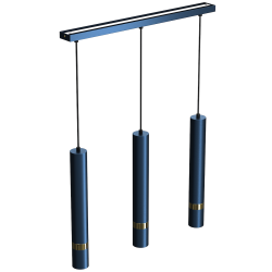 Lampa wisząca JOKER NAVY BLUE/GOLD 3xGU10 Lampa wisząca JOKER NAVY BLUE/GOLD 3xGU10