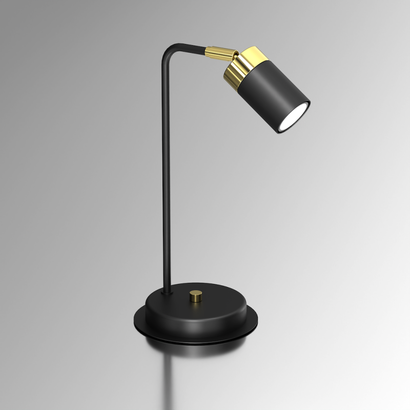 Lampka nocna JOKER BLACK/GOLD 1xGU10 Lampka nocna JOKER BLACK/GOLD 1xGU10