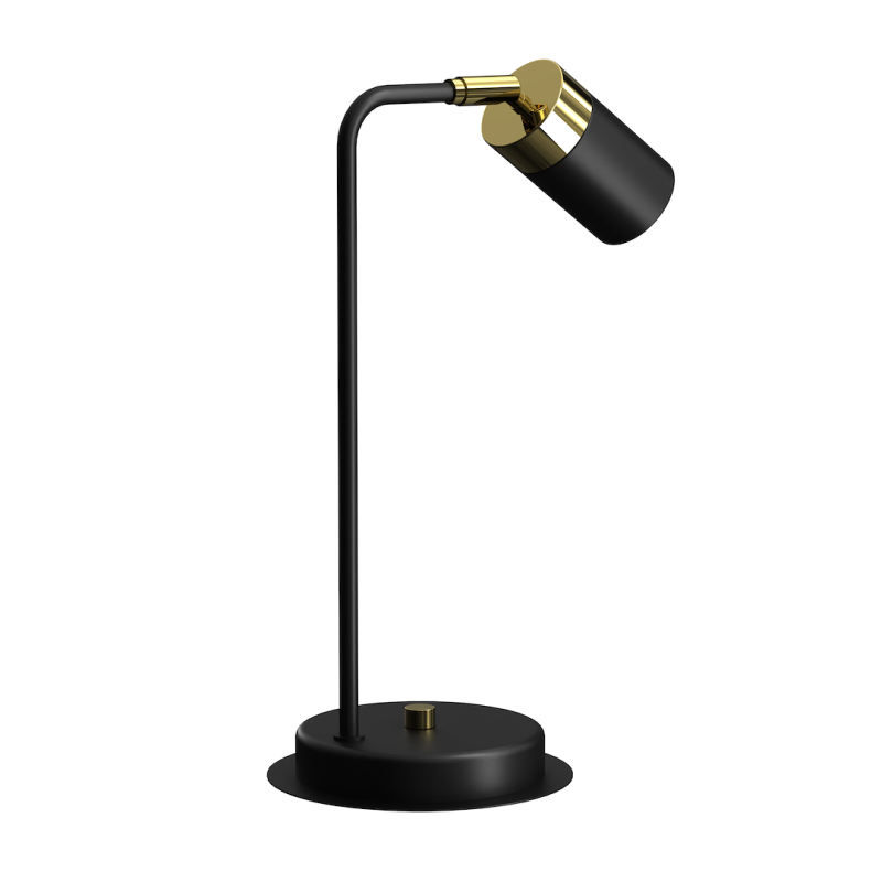 Lampka nocna JOKER BLACK/GOLD 1xGU10 Lampka nocna JOKER BLACK/GOLD 1xGU10