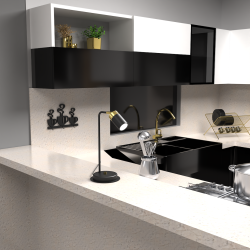 Lampka nocna JOKER BLACK/GOLD 1xGU10 Lampka nocna JOKER BLACK/GOLD 1xGU10