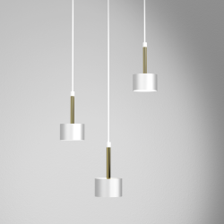 Hanging lamp Arena 3xGX53 White/Gold