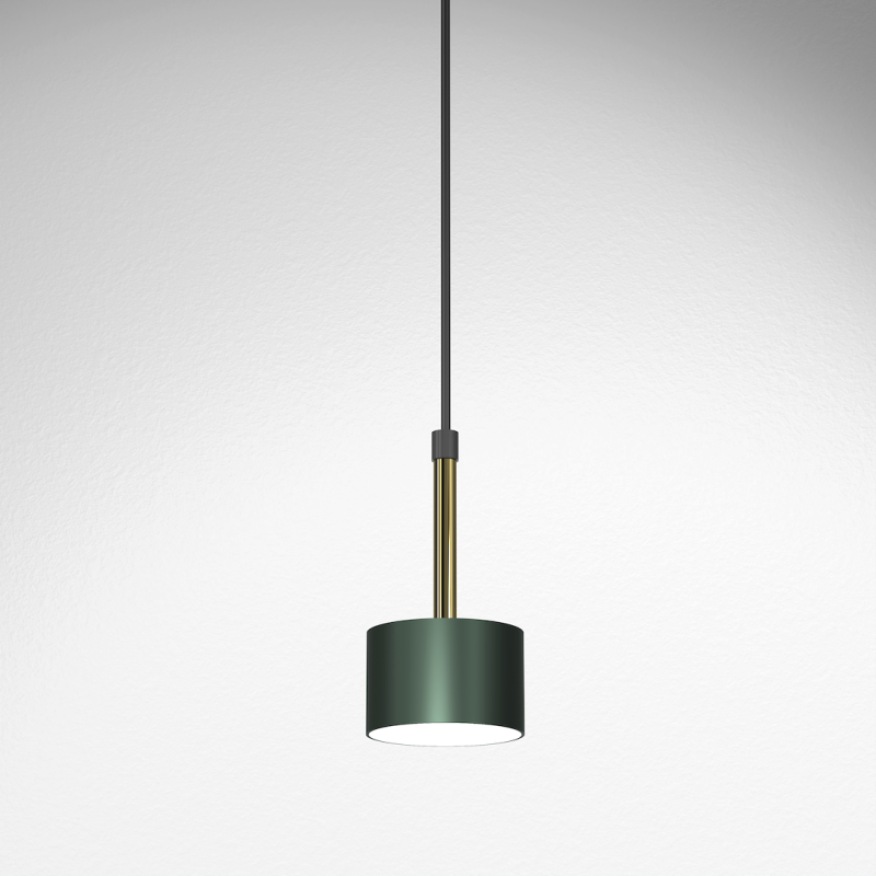 ARENA GREEN/GOLD Hanging Lamp 1xGX53