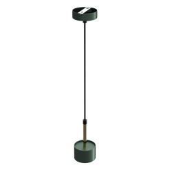 ARENA GREEN/GOLD Hanging Lamp 1xGX53