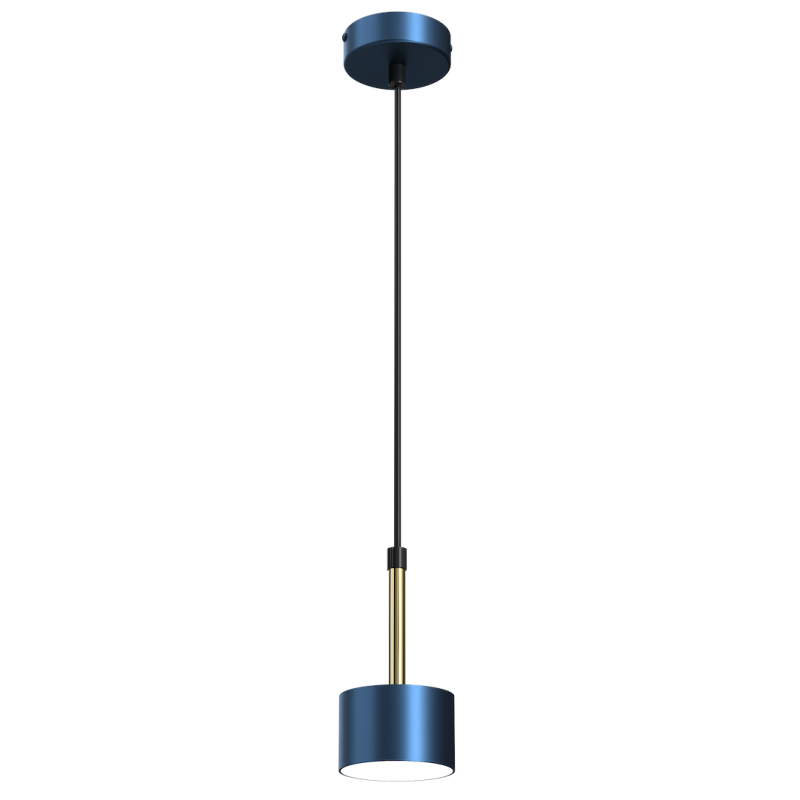 ARENA BLUE/GOLD pendant lamp 1xGX53