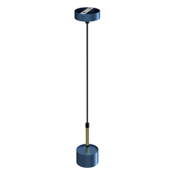 ARENA BLUE/GOLD pendant lamp 1xGX53