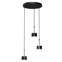 Підвісна лампа ARENA BLACK/SILVER 3xGX53