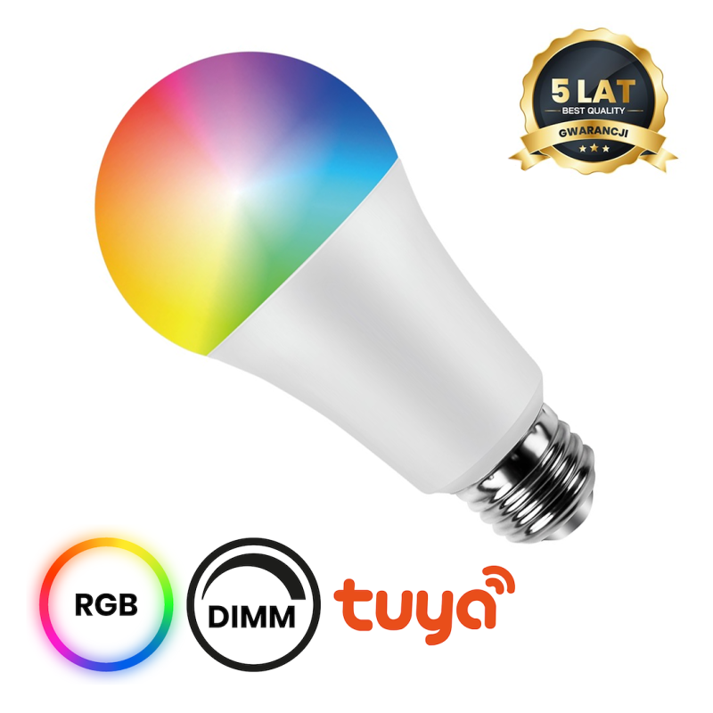Bombilla LED Wi-Fi A70 11W E27 Smart Tuya RGB+CCT+DIM Bombilla LED Wi-Fi A70 11W E27 Smart Tuya RGB+CCT+DIM