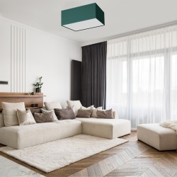 Стельова лампа VERDE GREEN квадратна 2xE27 Стельова лампа VERDE GREEN квадратна 2xE27