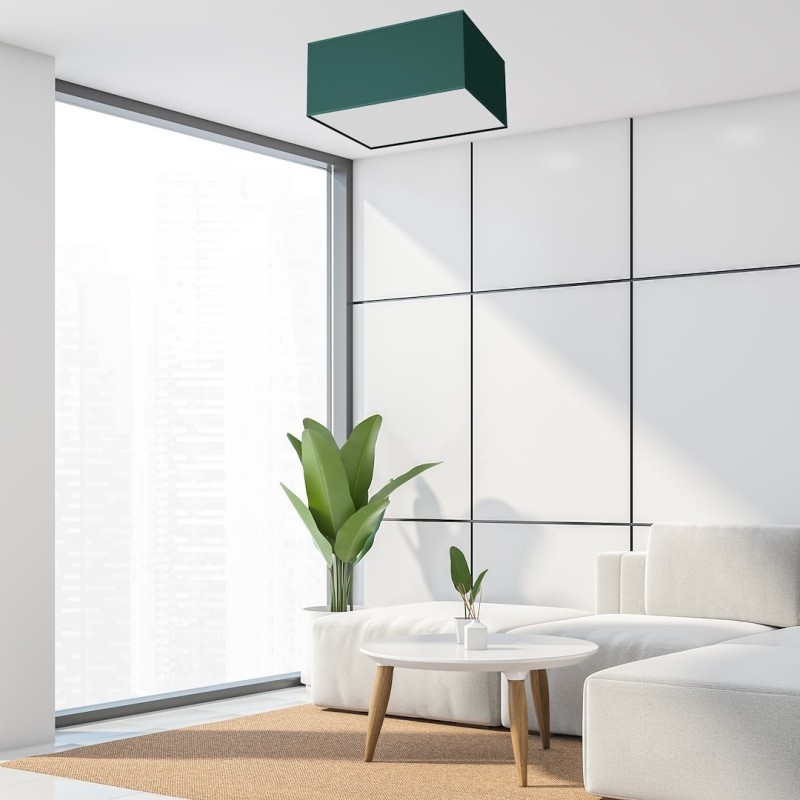 Стельова лампа VERDE GREEN квадратна 2xE27 Стельова лампа VERDE GREEN квадратна 2xE27