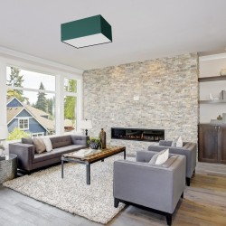 Стельова лампа VERDE GREEN квадратна 2xE27 Стельова лампа VERDE GREEN квадратна 2xE27