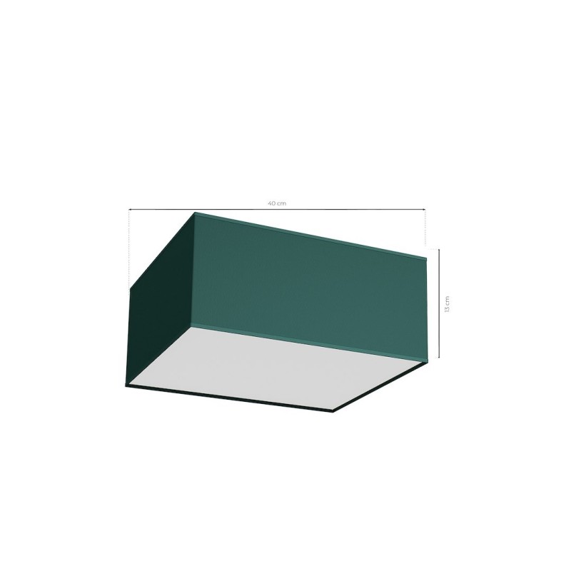 Стельова лампа VERDE GREEN квадратна 2xE27 Стельова лампа VERDE GREEN квадратна 2xE27