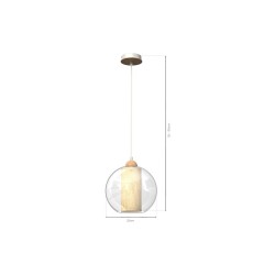 Pendant lamp TELA 1xE27 fi25 Pendant lamp TELA 1xE27 fi25
