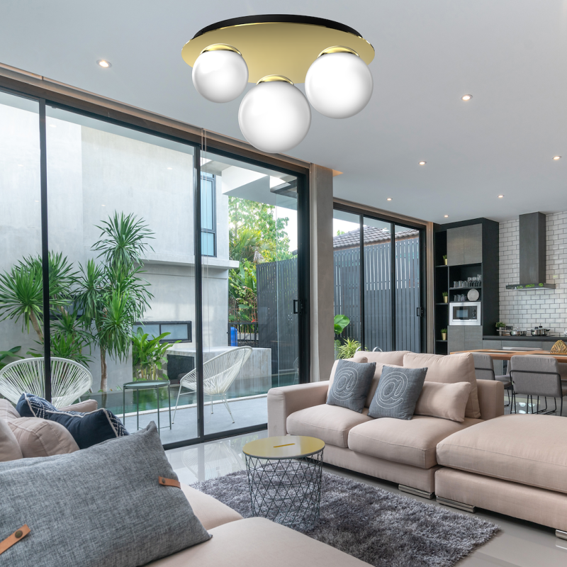 Ceiling lamp PLATO 2xE14 + 1xE27 Ceiling lamp PLATO 2xE14 + 1xE27