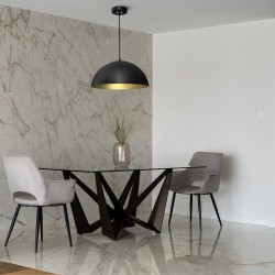 Lámpara colgante BETA NEGRO/ORO 1xE27 45cm Lámpara colgante BETA NEGRO/ORO 1xE27 45cm