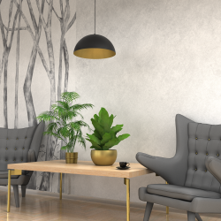 BETA BLACK/GOLD Pendant Lamp 1xE27 35cm BETA BLACK/GOLD Pendant Lamp 1xE27 35cm