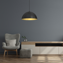 Підвісна лампа BETA BLACK/GOLD 1xE27 35см Підвісна лампа BETA BLACK/GOLD 1xE27 35см