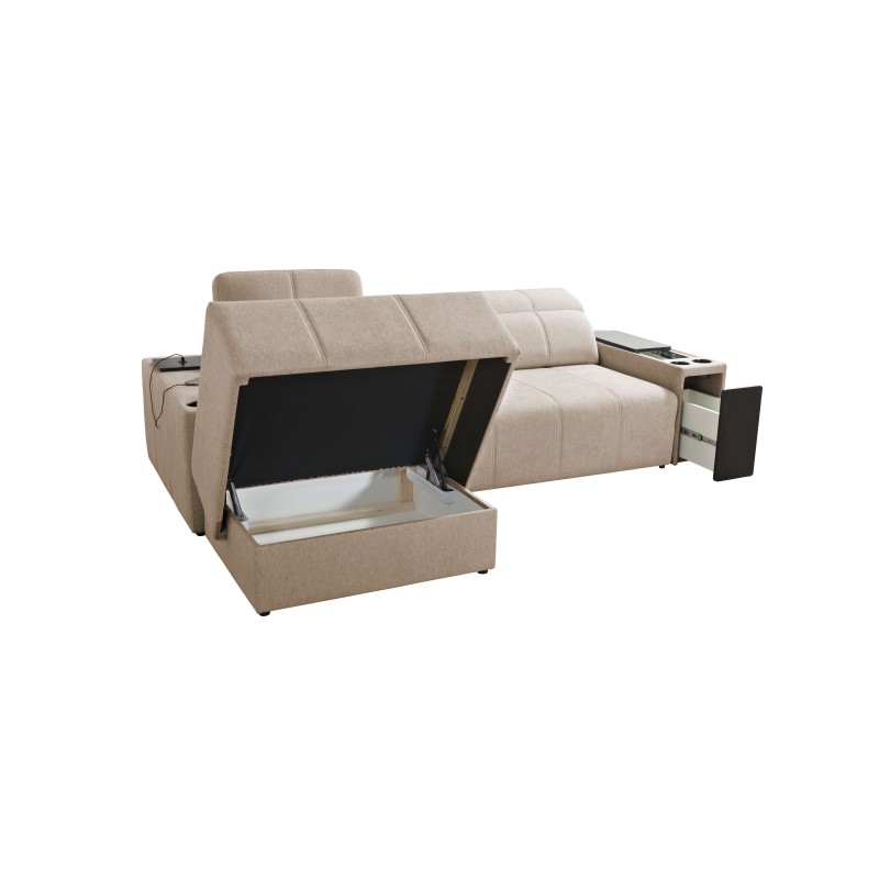 Ecksofa Milano I mit Schlaffunktion in Stoff Plecionka, Verita 09 – Eleganz und Funktionalität in einem Ecksofa Milano I mit Schlaffunktion in Stoff Plecionka, Verita 09 – Eleganz und Funktionalität in einem