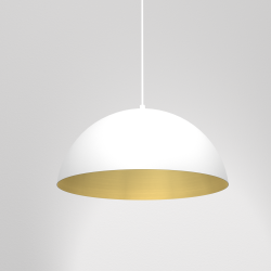 Beta Hanging Lamp 1xE27 35cm White/Gold Beta Hanging Lamp 1xE27 35cm White/Gold