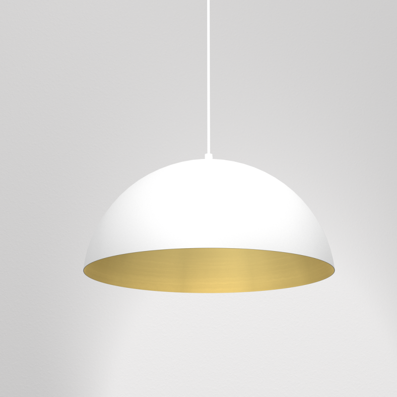 Beta Hanging Lamp 1xE27 35cm White/Gold Beta Hanging Lamp 1xE27 35cm White/Gold