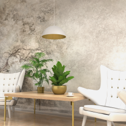 Beta Hanging Lamp 1xE27 35cm White/Gold Beta Hanging Lamp 1xE27 35cm White/Gold