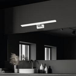 Shine Wall Lamp 60cm 13.8W LED White / Chrome Shine Wall Lamp 60cm 13.8W LED White / Chrome