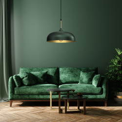 Підвісна лампа LINCOLN GREEN/GOLD 1xE27 35см Підвісна лампа LINCOLN GREEN/GOLD 1xE27 35см