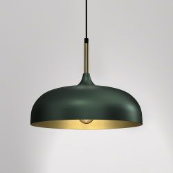 Hängelampe LINCOLN GRÜN/GOLD 1xE27 35cm Hängelampe LINCOLN GRÜN/GOLD 1xE27 35cm