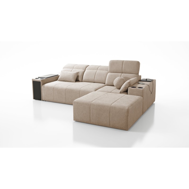 Ecksofa Milano I mit Schlaffunktion im Gewebe Plecionka, Verita 88 – Eleganz und Funktionalität in einem Ecksofa Milano I mit Schlaffunktion im Gewebe Plecionka, Verita 88 – Eleganz und Funktionalität in einem