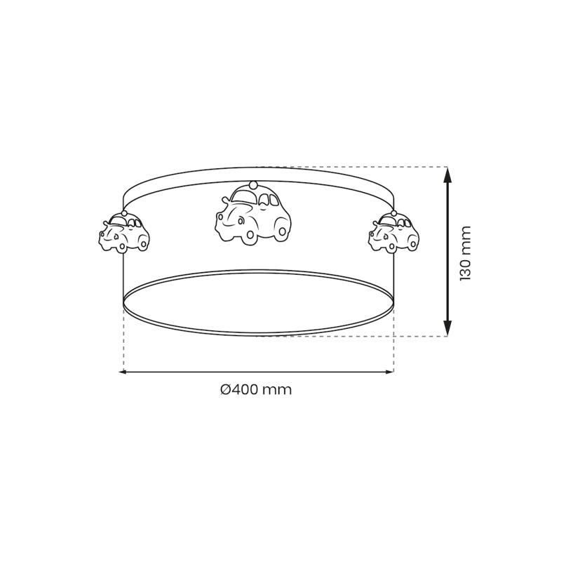 Ceiling lamp AUTOMOBILE 2xE27 Ceiling lamp AUTOMOBILE 2xE27
