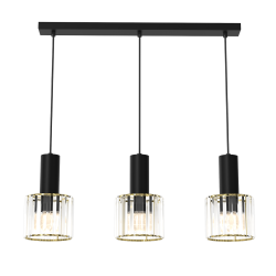 Lámpara colgante CRISTAL 3xE27