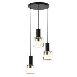Lámpara colgante CRISTAL 3xE27