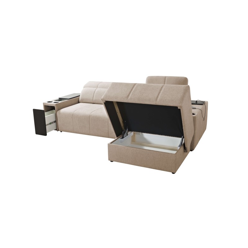 Ecksofa Milano I mit Schlaffunktion im Gewebe Plecionka, Verita 88 – Eleganz und Funktionalität in einem Ecksofa Milano I mit Schlaffunktion im Gewebe Plecionka, Verita 88 – Eleganz und Funktionalität in einem
