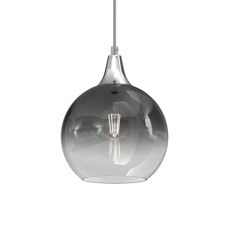 MONTE SILVER hanging lamp, diameter 200, 1xE27 MONTE SILVER hanging lamp, diameter 200, 1xE27