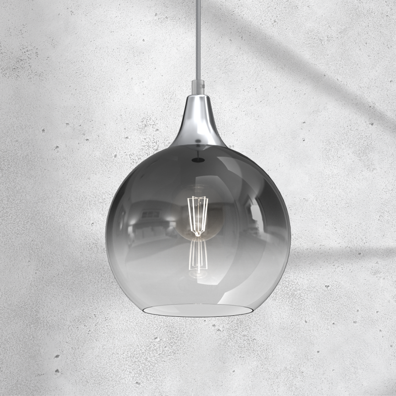 MONTE SILVER hanging lamp, diameter 200, 1xE27 MONTE SILVER hanging lamp, diameter 200, 1xE27