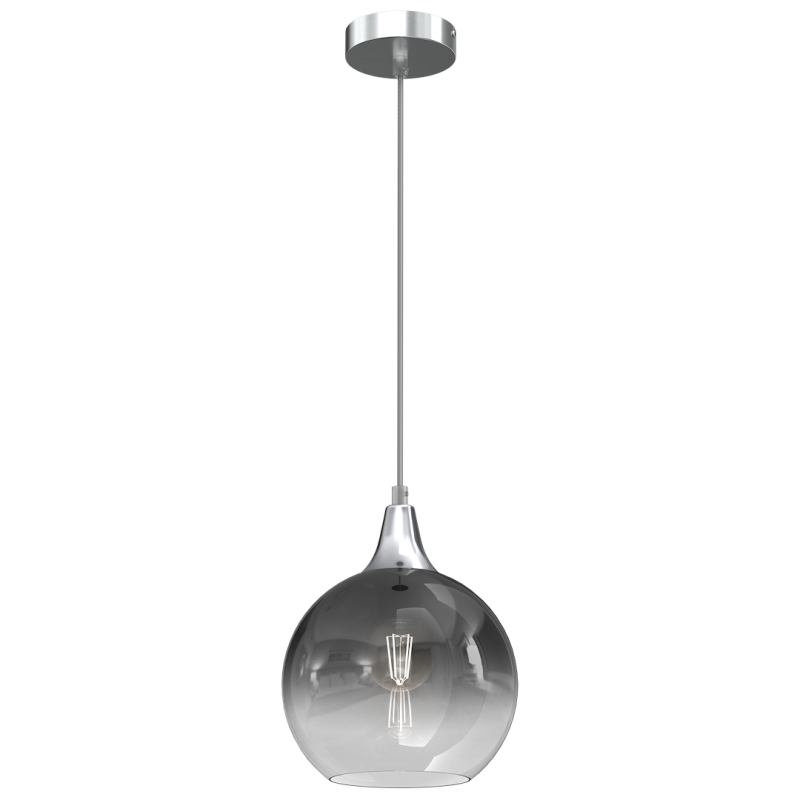 MONTE SILVER hanging lamp, diameter 200, 1xE27 MONTE SILVER hanging lamp, diameter 200, 1xE27
