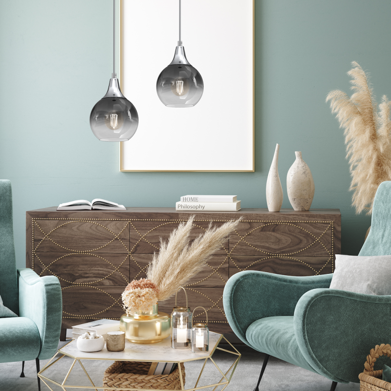 MONTE SILVER Pendant Lamp fi 150 1xE27 MONTE SILVER Pendant Lamp fi 150 1xE27