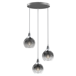 Lampa wisząca MONTE SILVER 3xE27 Lampa wisząca MONTE SILVER 3xE27