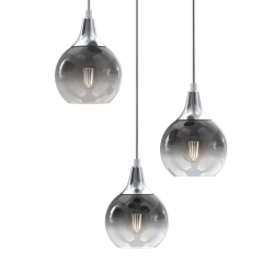 Monte Silver Pendant Lamp 3xE27 Monte Silver Pendant Lamp 3xE27