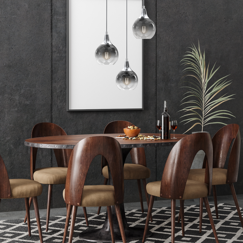 Monte Silver Pendant Lamp 3xE27 Monte Silver Pendant Lamp 3xE27