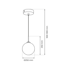 REFLEX Pendant Lamp, 250 mm, 1xE27 REFLEX Pendant Lamp, 250 mm, 1xE27